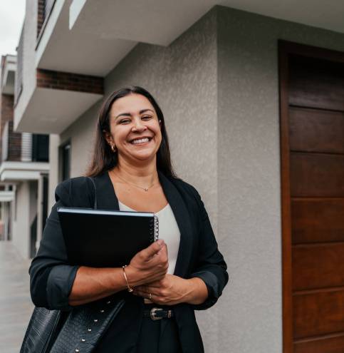 Real estate agent portrait